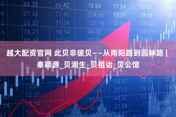 越大配资官网 此贝非彼贝——从南阳路到园林路 | 秦颖源_贝润生_贝祖诒_贝公馆