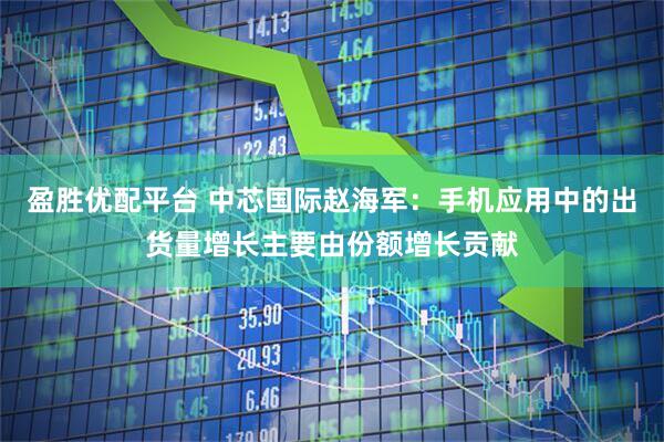 盈胜优配平台 中芯国际赵海军：手机应用中的出货量增长主要由份额增长贡献